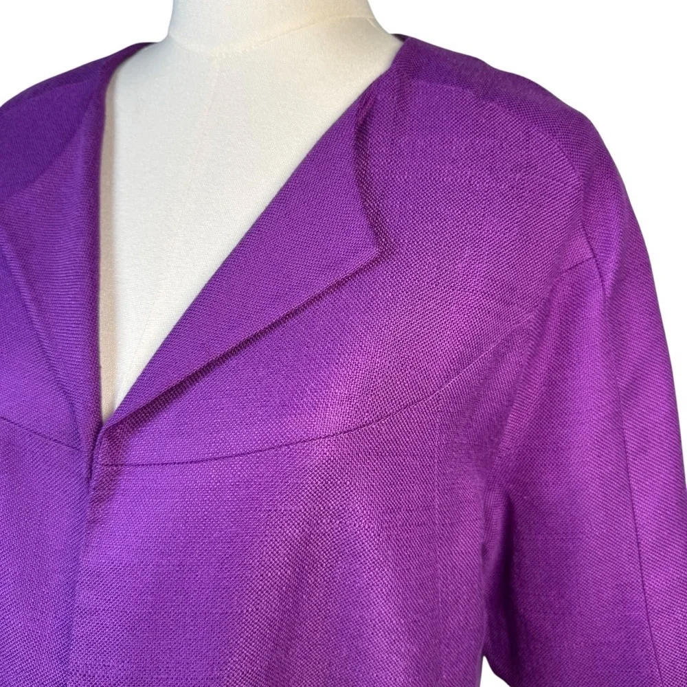 KATE SPADE NEW YORK Women's VIOLET PURPLE Lined Cropped MICAH Jacket Size 2